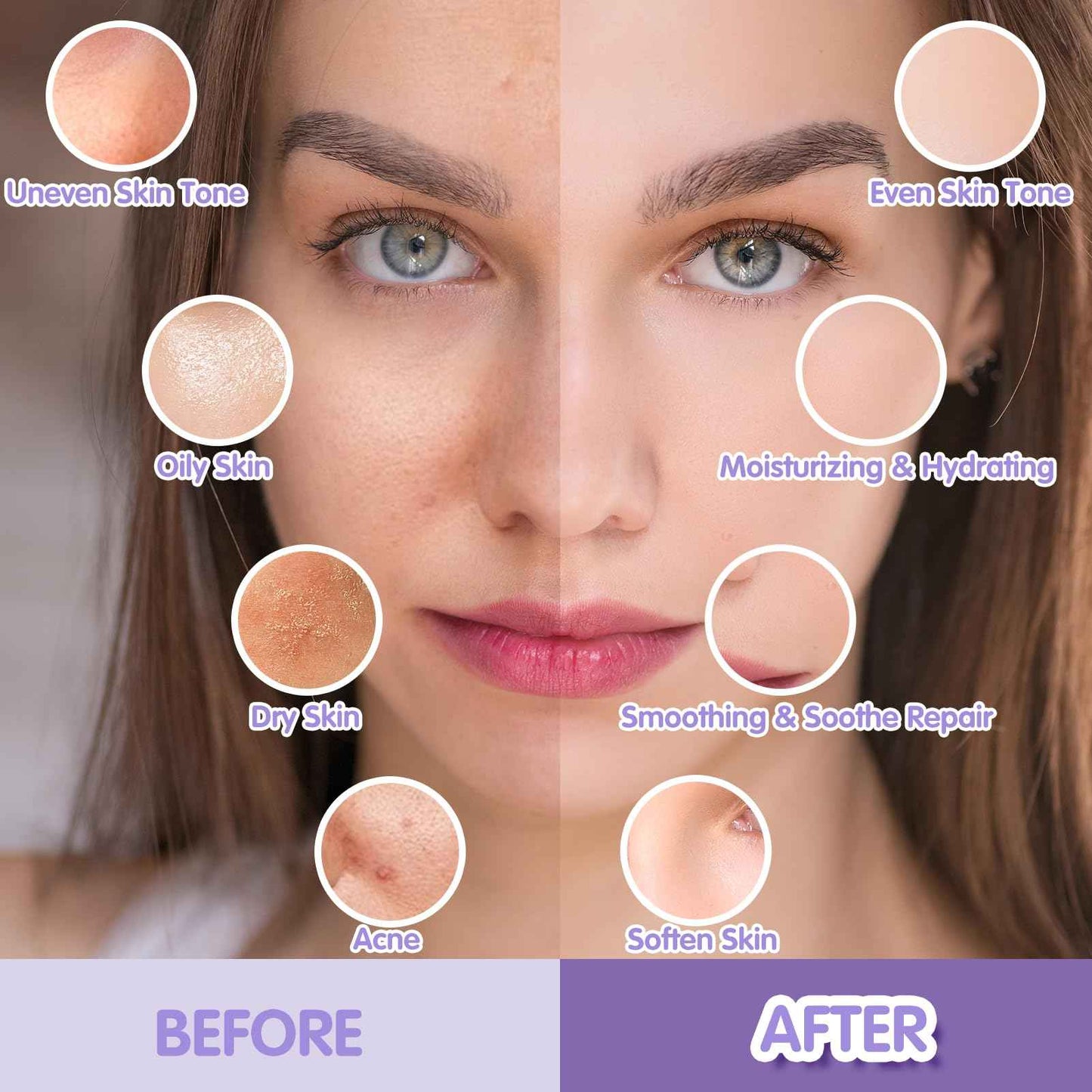 Pjordo Jelly Masks for Facials Professional, Lavender Jelly Mask Powder with Mixing Bowl Set, Peel Off Hydrojelly Mask for Moisturizing, Hydrating & Nourishing, Spa Use for All Skin