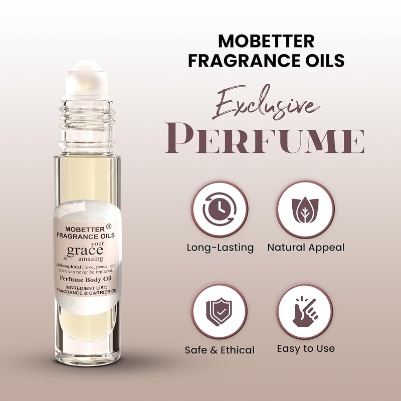Your Grace is Amazing Women’s Perfume Body Oil - Long-Lasting Fragrance