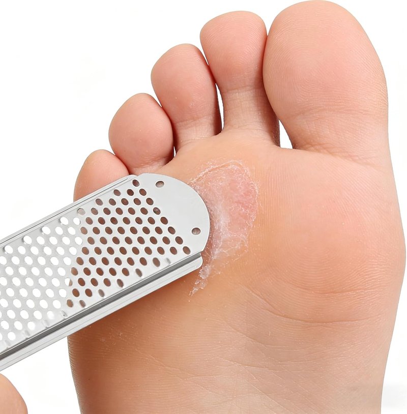 Stainless Steel Foot File Replacement Blades - 3-Pack Callus & Corn Remover Tool | Durable Skin Scraper (Silver)