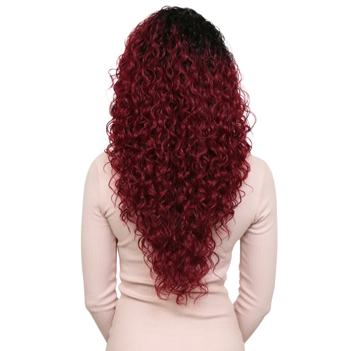Sensationnel Instant Boutique Bundles Wig - Deep Synthetic Natural Looking Volume (1B OFFBLACK)