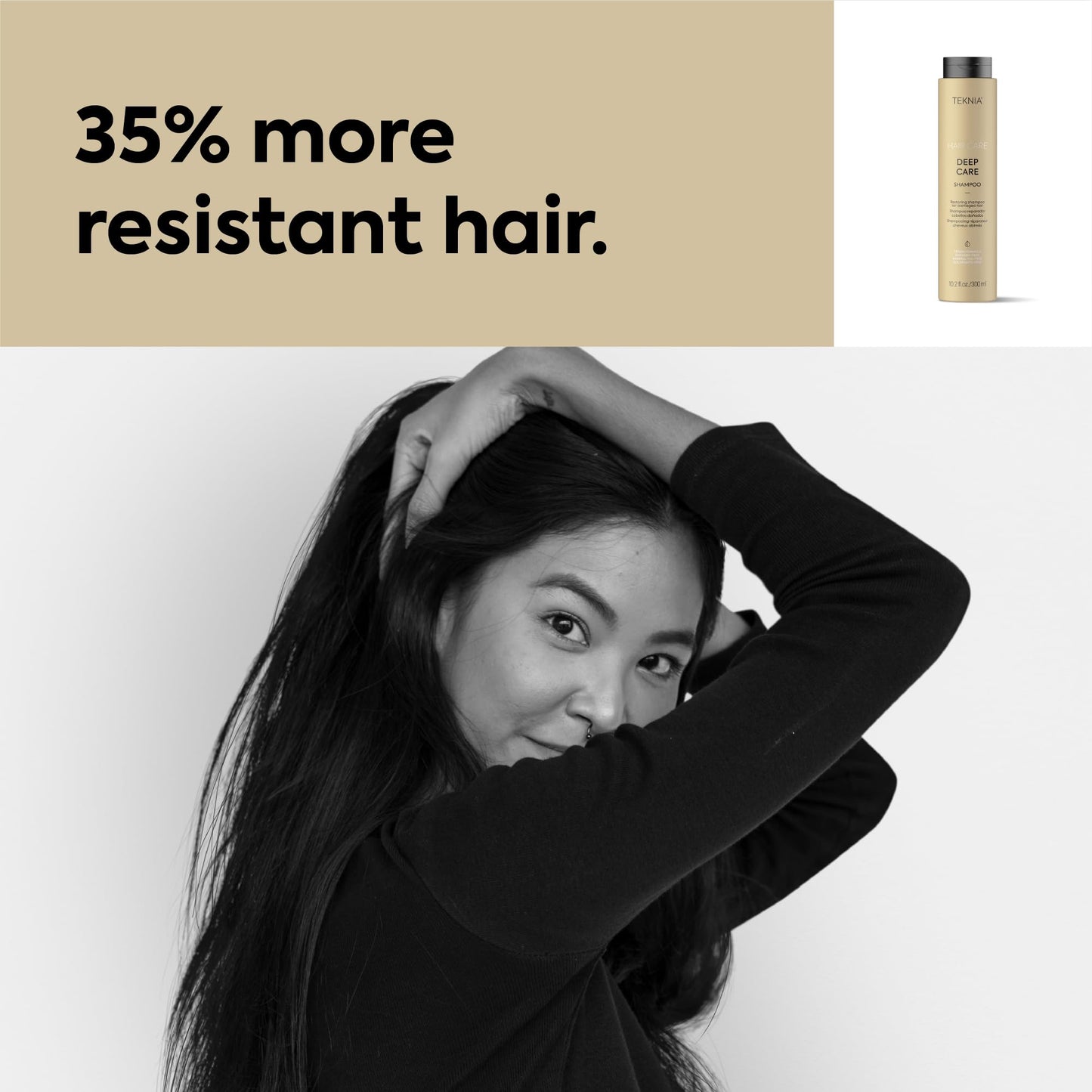 Lakmé Teknia Deep Care Shampoo, Repairing Shampoo for Damaged Hair, 10.2 Fl Oz
