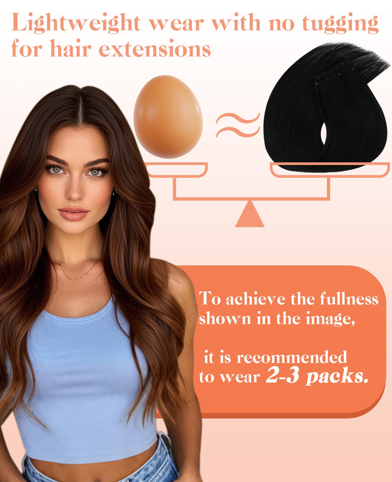 Sunny Hair Beaded Weft Hair Extensions Human Hair Black Micro Weft Sew in Extensions Real Human Hair Straight Hair Extensions Micro Beaded Hair Wefts Natural Black 16 inch 50G