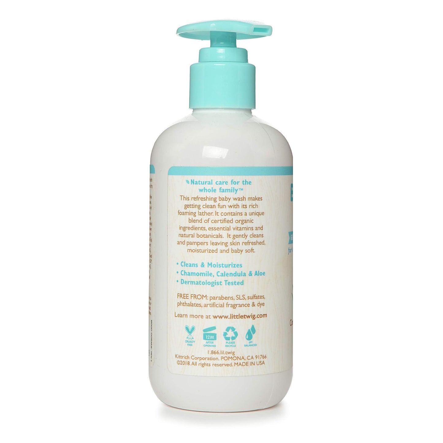 Little Twig All Natural, Hypoallergenic, Extra Mild Baby Wash, Unscented, 8.5 Fl Oz