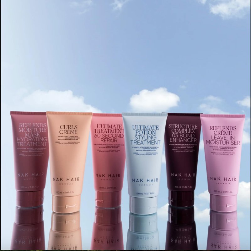 NAK Signature Replends Creme Leave-In Hair Conditioner 150ml - Detangles & Repairs Dry, Damaged & Frizzy Hair with Baobab & Peptide Complex