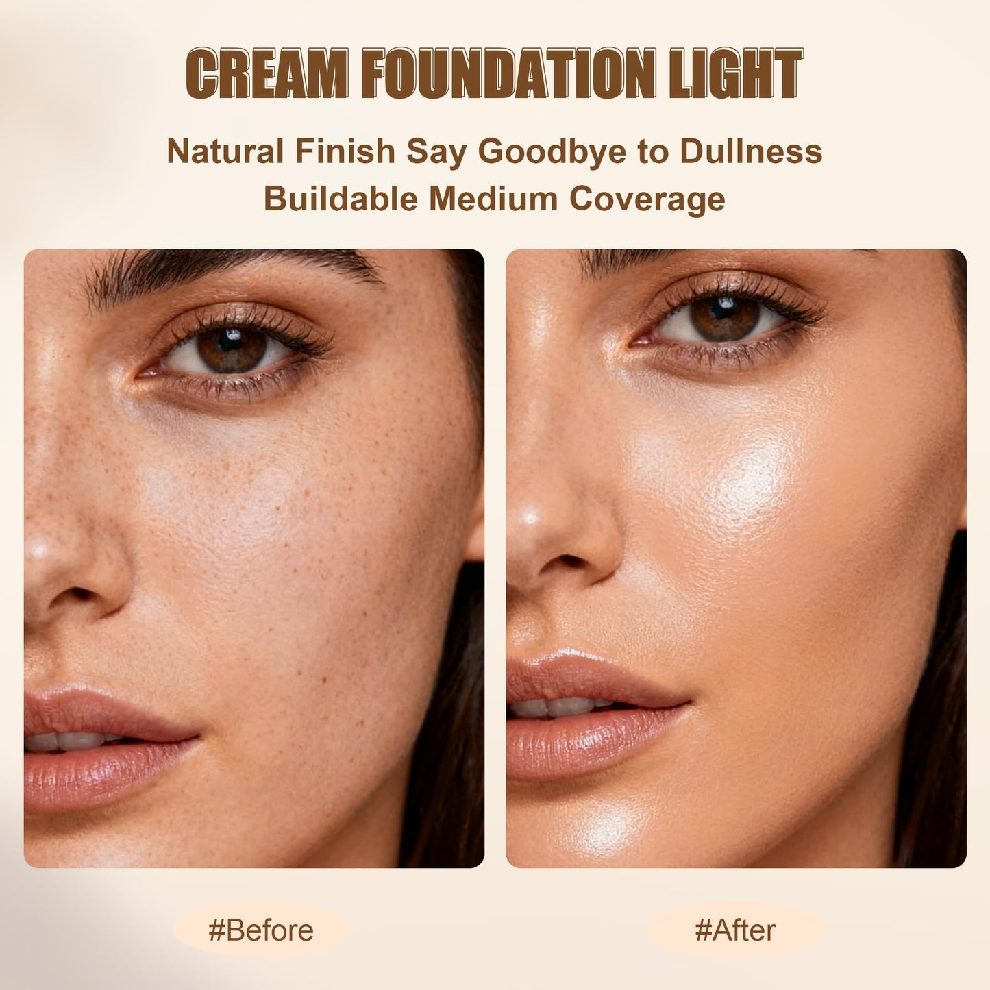 HECI BEAUTY Tinted Foundation Stick, Balm to Cream Foundation with Light to Medium Coverage, Infused with Hydrating Ingredients, Light 02, 0.25 oz