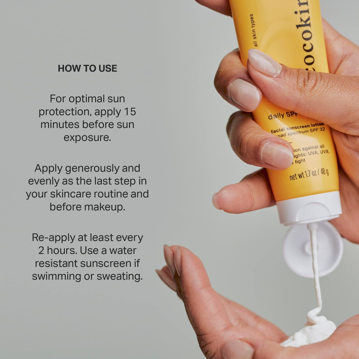 Cocokind Daily SPF Mineral Face Sunscreen, 1.7 Fl Oz