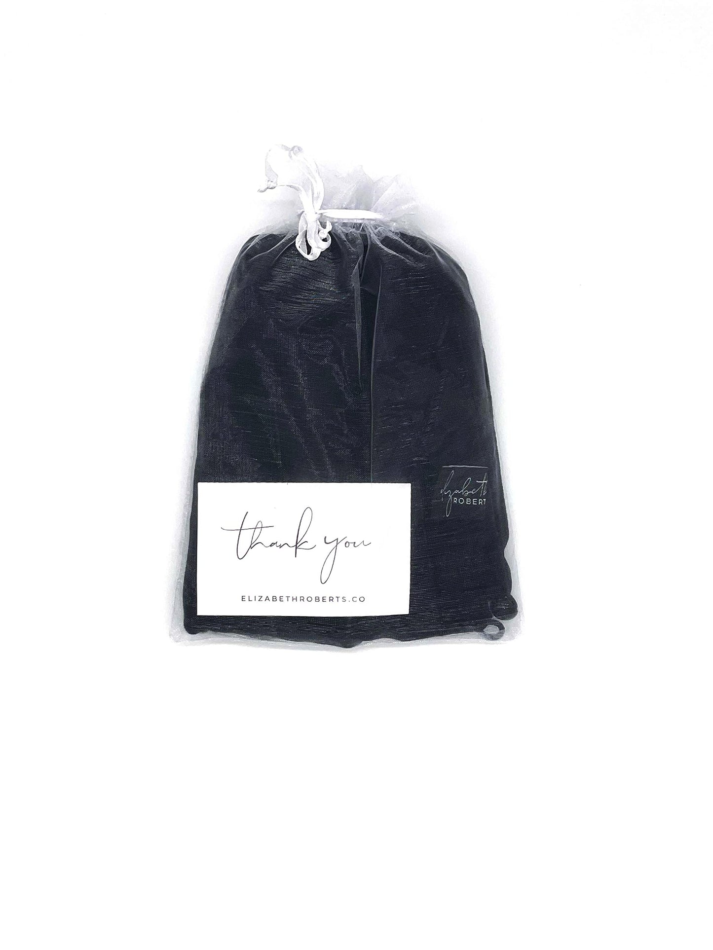 Elizabeth Roberts 100% Cotton T Shirt Hair Towel Wrap Plopping Essential Turban Style Hair Drying Towel for Women and Men All Hair Types and Styles, Black