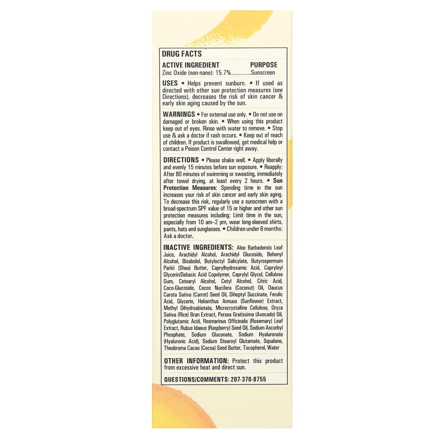 Mad Hippie Hydrating Facial SPF 25+, Zinc Oxide Sunscreen, Reef-Safe Face Cream, Fragrance-Free, 2 Oz