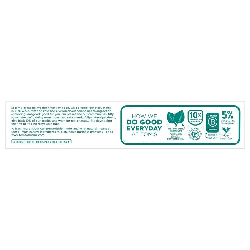 Natural Fluoride Toothpaste - Cool Peppermint Flavor | 4.7 oz. 2-Pack