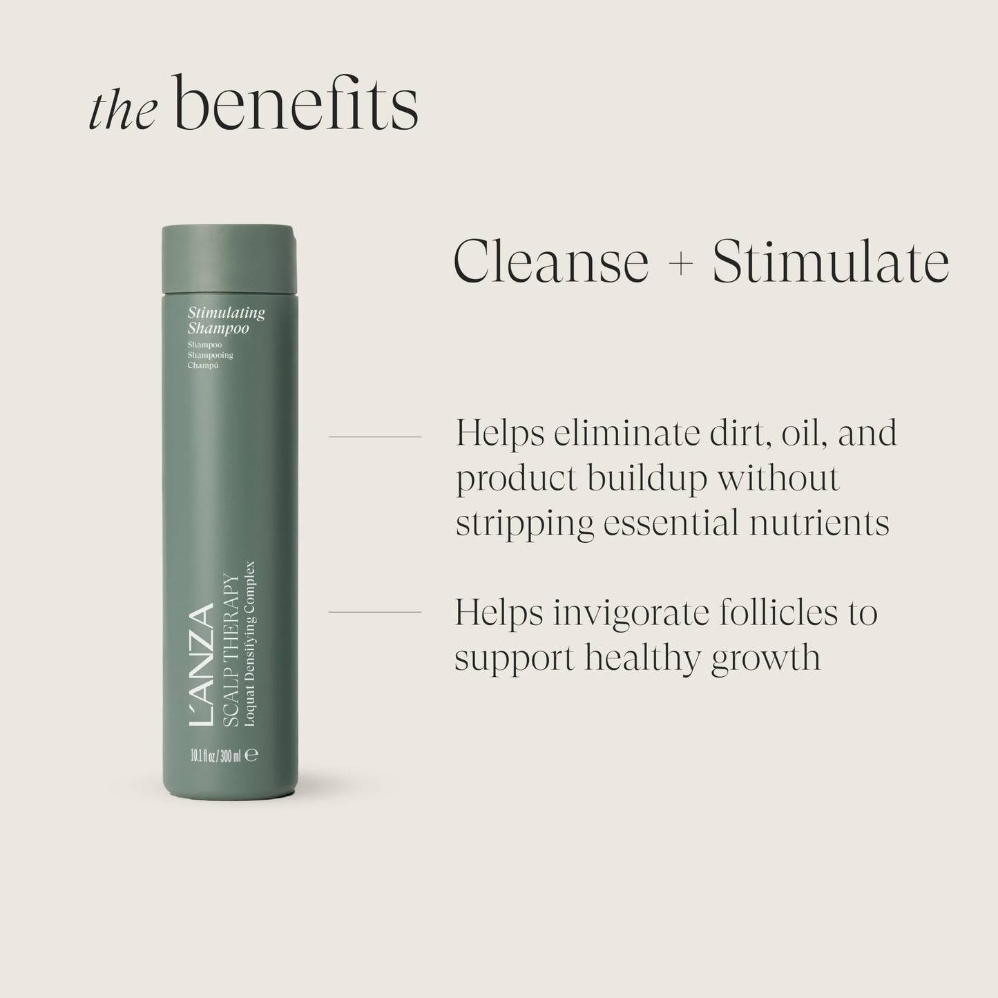 L'ANZA Healing Remedy Scalp Balancing Cleanser, Gentle Hair Shampoo & Conditioner 2 in 1, Moisturizing Hair & Itchy Scalp Treatment, Dandruff Relief, Daily Anti Frizz & Oil Control Treatment (9 Fl Oz)