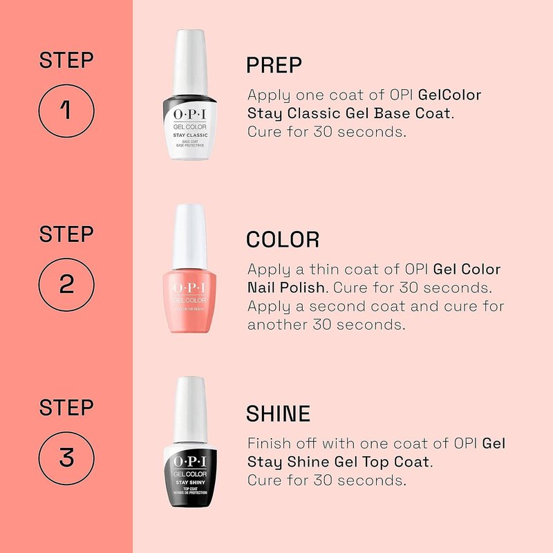 OPI GelColor Gel Nail Polish - Long-Lasting, High-Shine Finish | 15ml