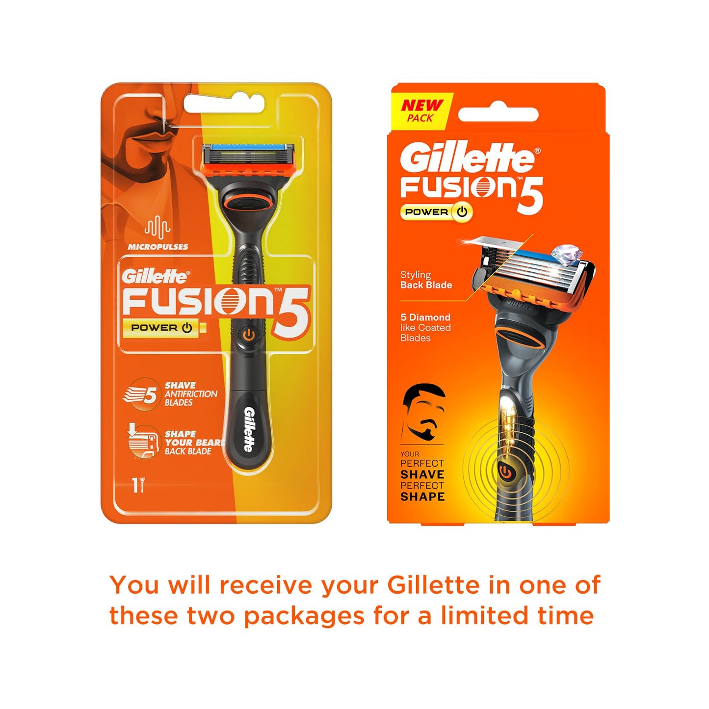 Gillette Fusion Power Razor with Battery