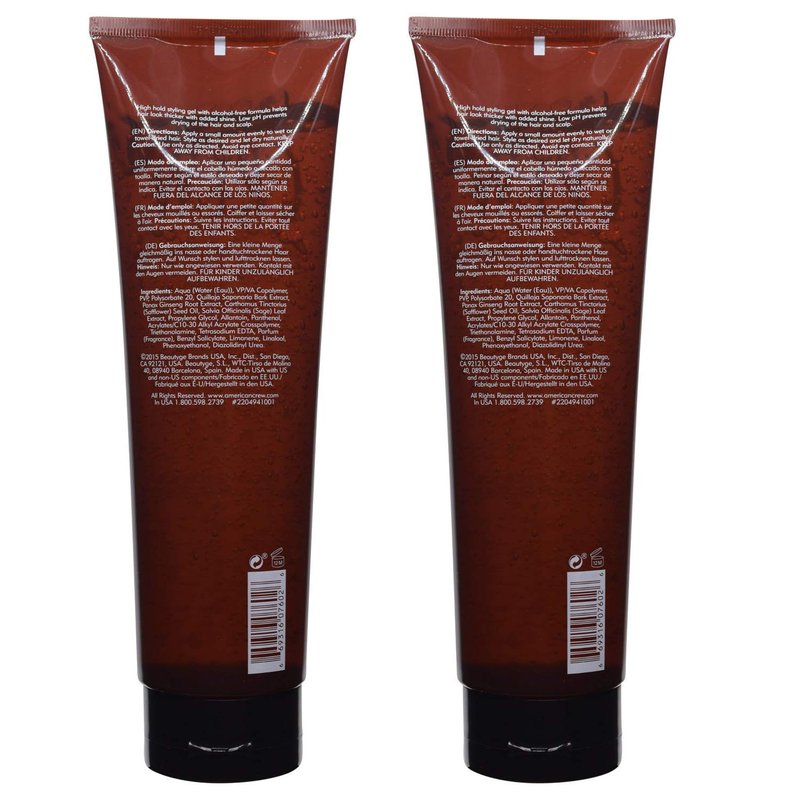 American Crew Firm Hold Styling Gel, 13.1 Fluid Ounce (Pack of 2)