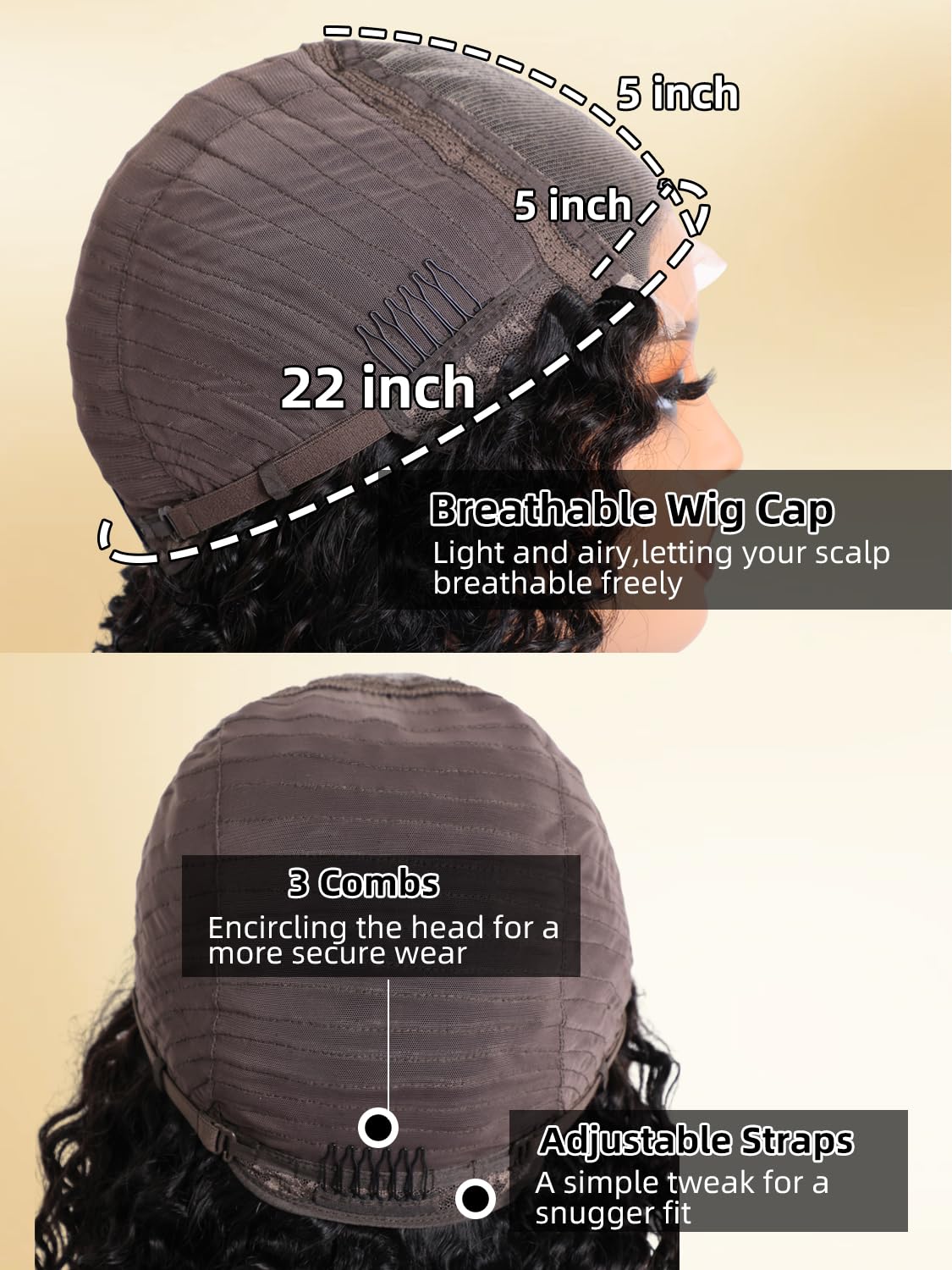 PERISMODA 10 Inch Short Bob Wig Human Hair 5x5 HD Lace Closure Curly Bob Wigs Human Hair Pre Bleached Knots 250% Density Short Curly Bob Wig 12A Virgin Human Hair for Black Women