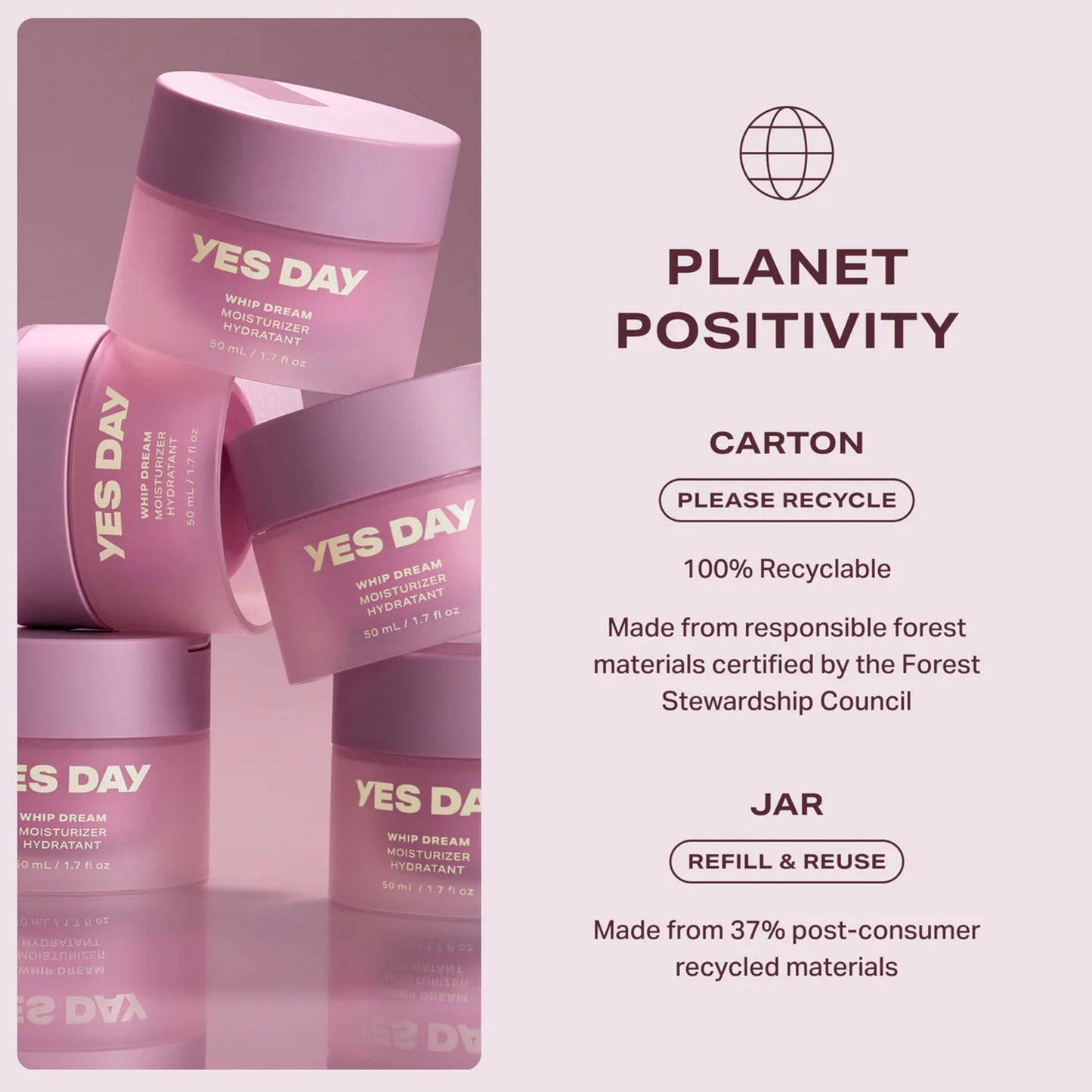 Yes Day Whip Dream Face Moisturizer for Teens – Whipped Airy Gel Cream for Glowing Skin – Clean Hydrating Skincare for Teens & Ages 10 Up, with Coconut and Vegan Ceramides (50ml)