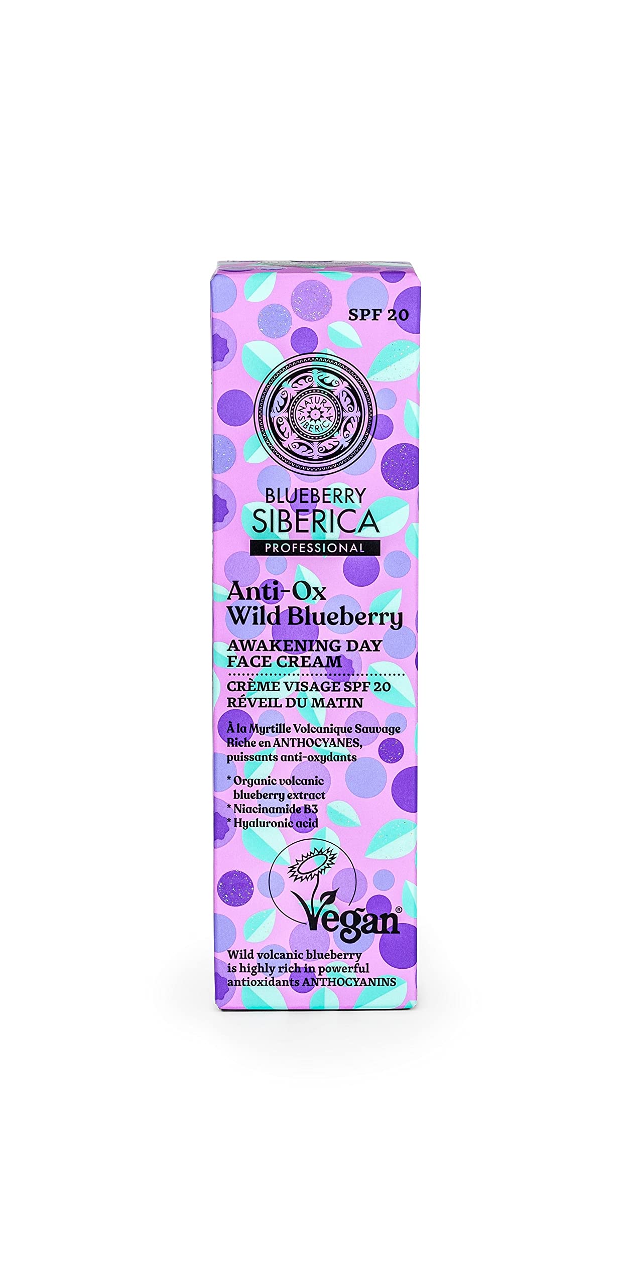 Natura Siberica Natural Anti-OX Wild Blueberry Day Face Cream SPF 1.69 fl oz