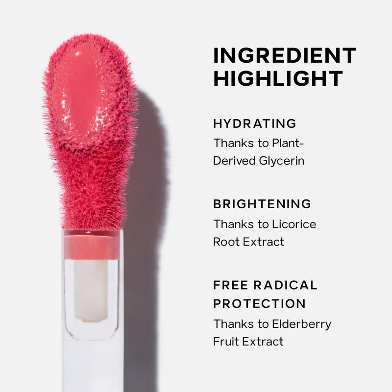 Saie Dew Liquid Blush for Cheeks - Hydrating Cream Blush Stick with a Blendable + Buildable Formula - Skincare Infused Dewy Cheek Tint for a Natural Flush - Glowy Makeup Essential - Spicy (.40 oz)