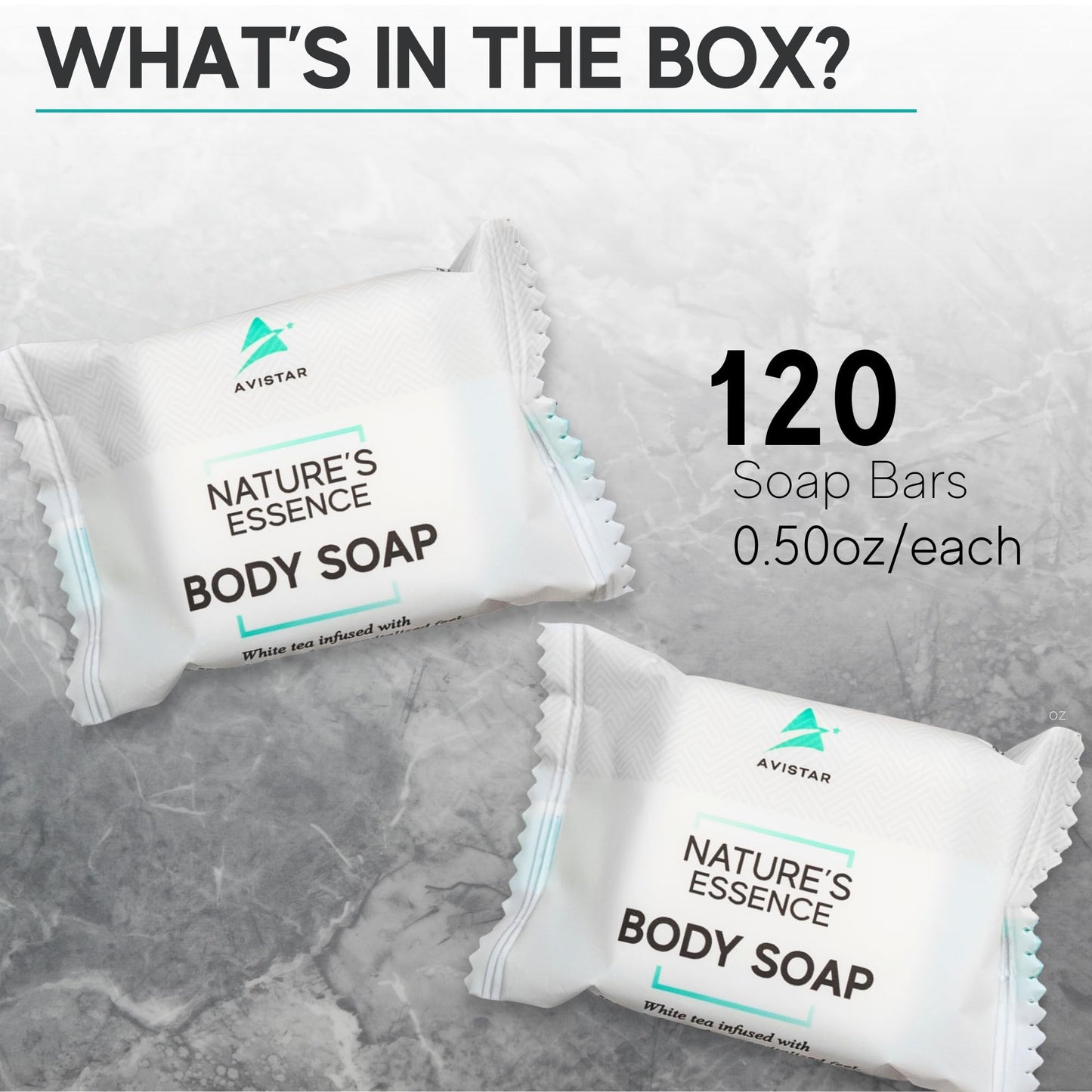 Bar Soap Bulk Individually Wrapped – 120 Pack 0.5 oz Mini Hotel Soap Bars Bulk – Travel Size Essential Toiletries for Hosts and Guests, Hotel, Hospitality, Shelters & Bathroom Amenities