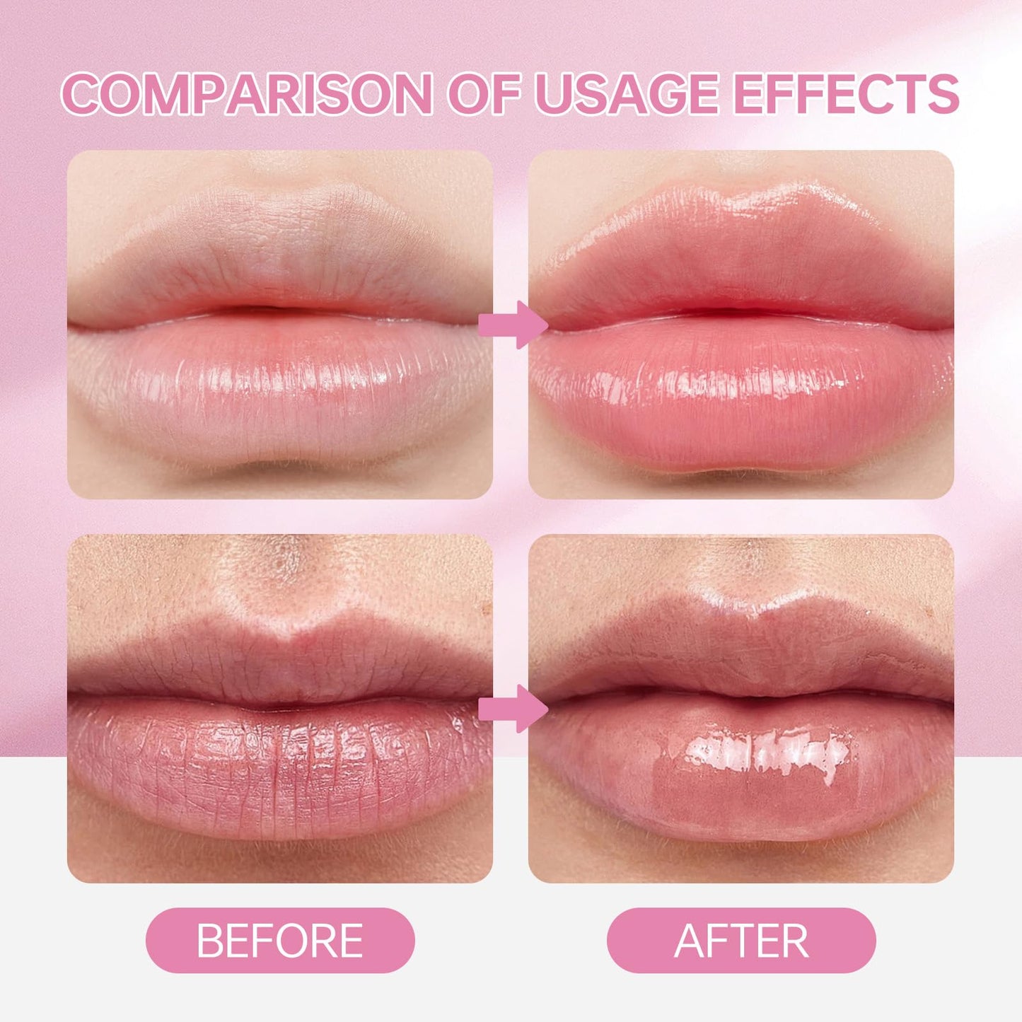 PHA 5% Exfoliating Lip Serum - Leave-On Lip Exfoliator & Moisturize for Dry, Cracked Lips - Hydrating & Moisturizing Serum - Vegan Cruelty-Free Overnight Primer - Smoother Softer Lips