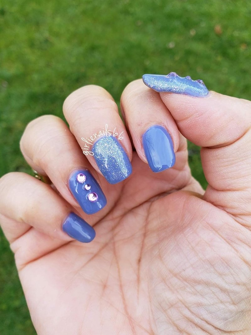 AIMEILI Blue Gel Nail Polish - No Wipe Matte Finish | Long-Lasting & Quick-Drying