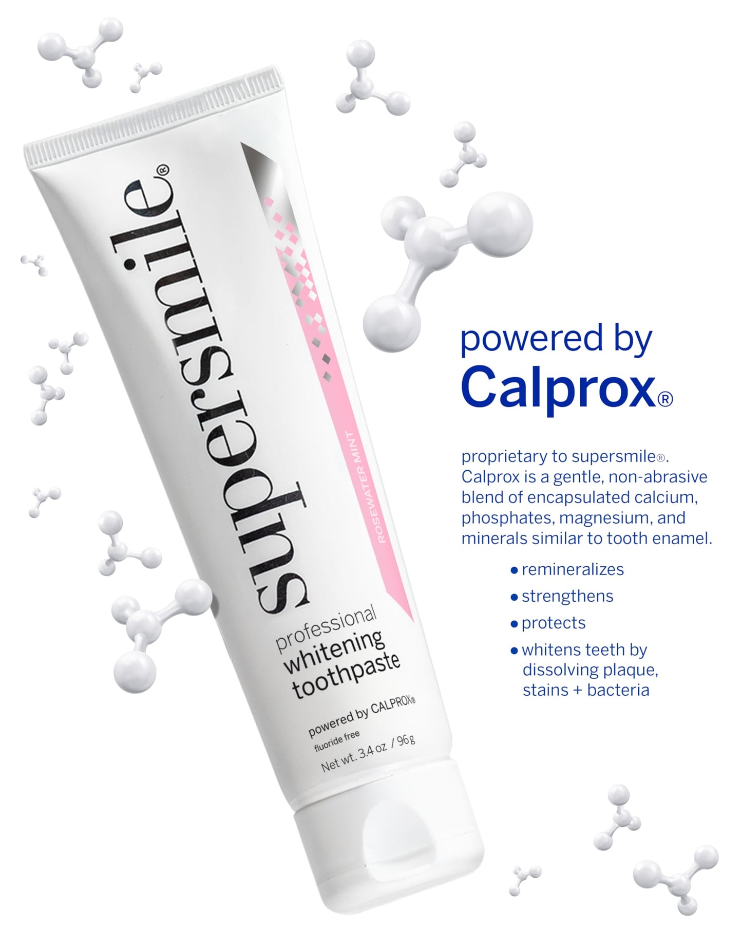Rosewater Mint Fluoride Free Whitening Toothpaste