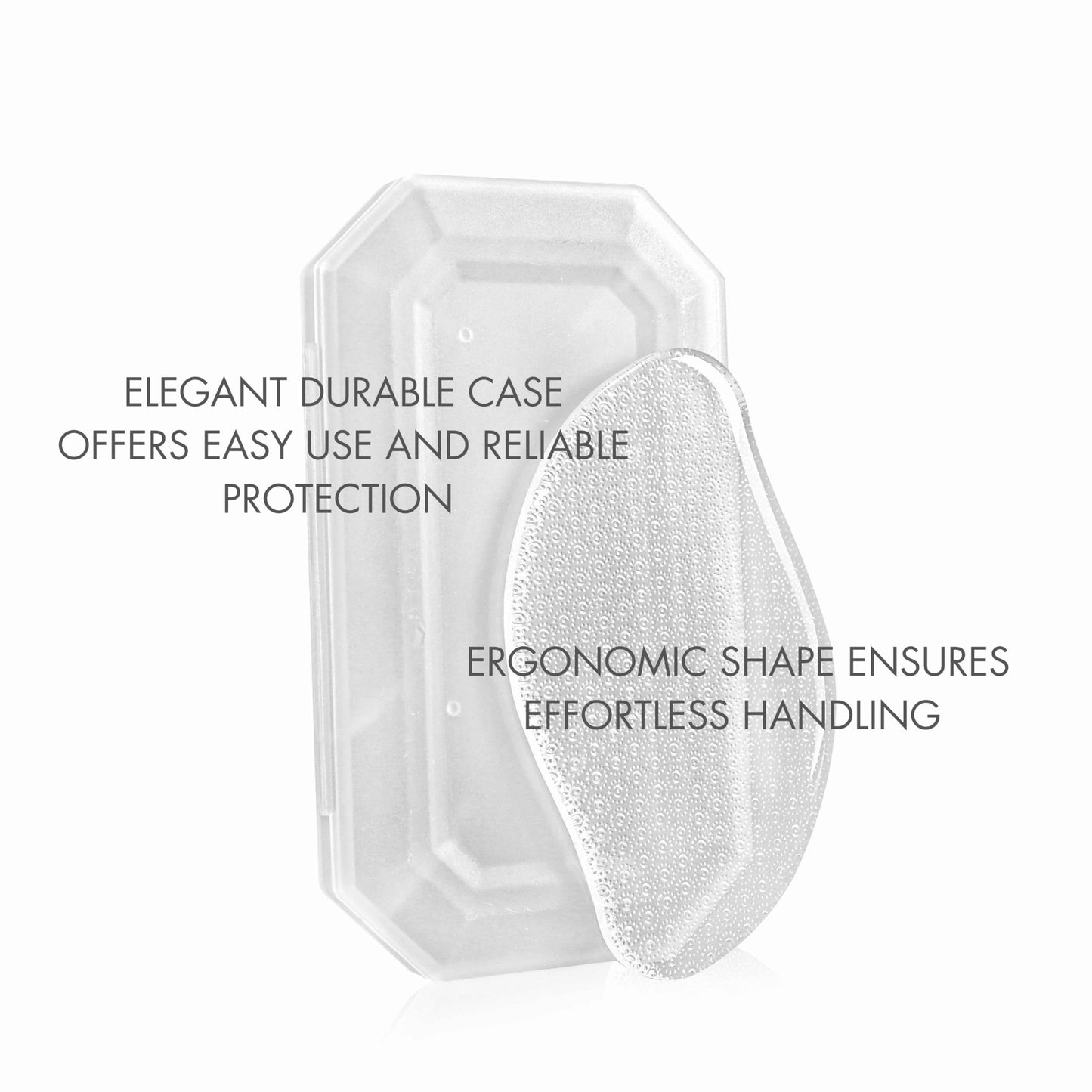 Nano Glass Foot File Callus Remover – Gentle Pedicure Tool for Hard Skin, Cracked Heels & Dead Skin – Reusable Heel Scrubber with Protective Case for Smooth Feet