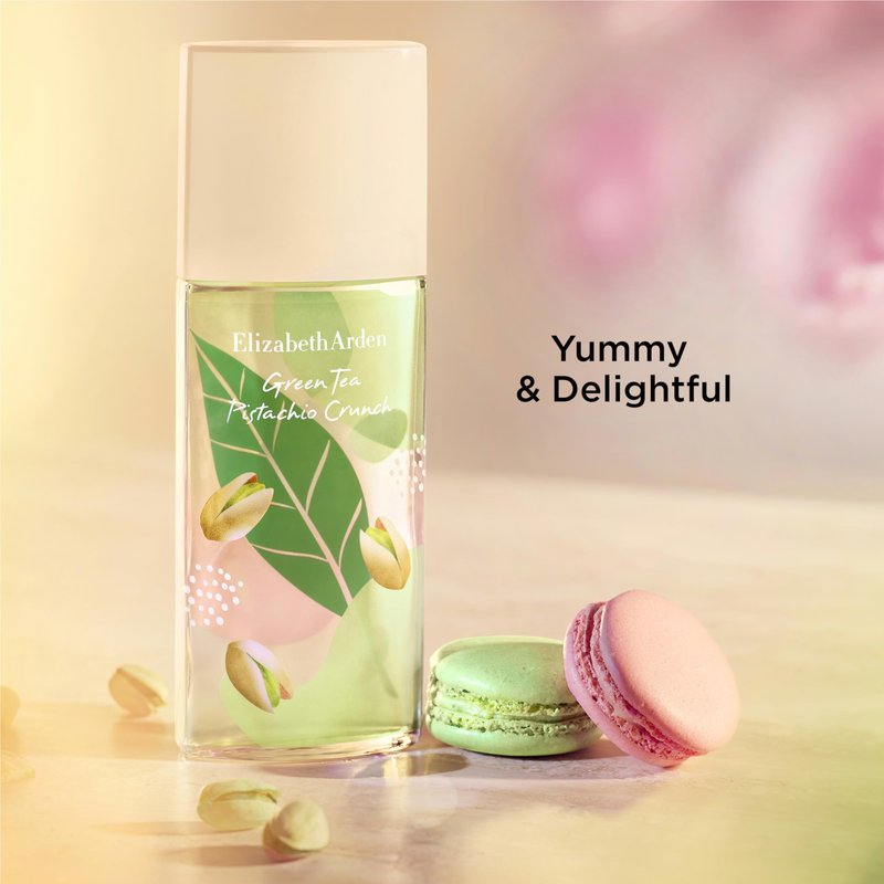 Elizabeth Arden Green Tea Pistachio Crunch Eau De Toilette, Women's Perfume with Notes of Pistachio, Green Tea & Vanilla Bean - Citrus & Gourmand, EDT Spray
