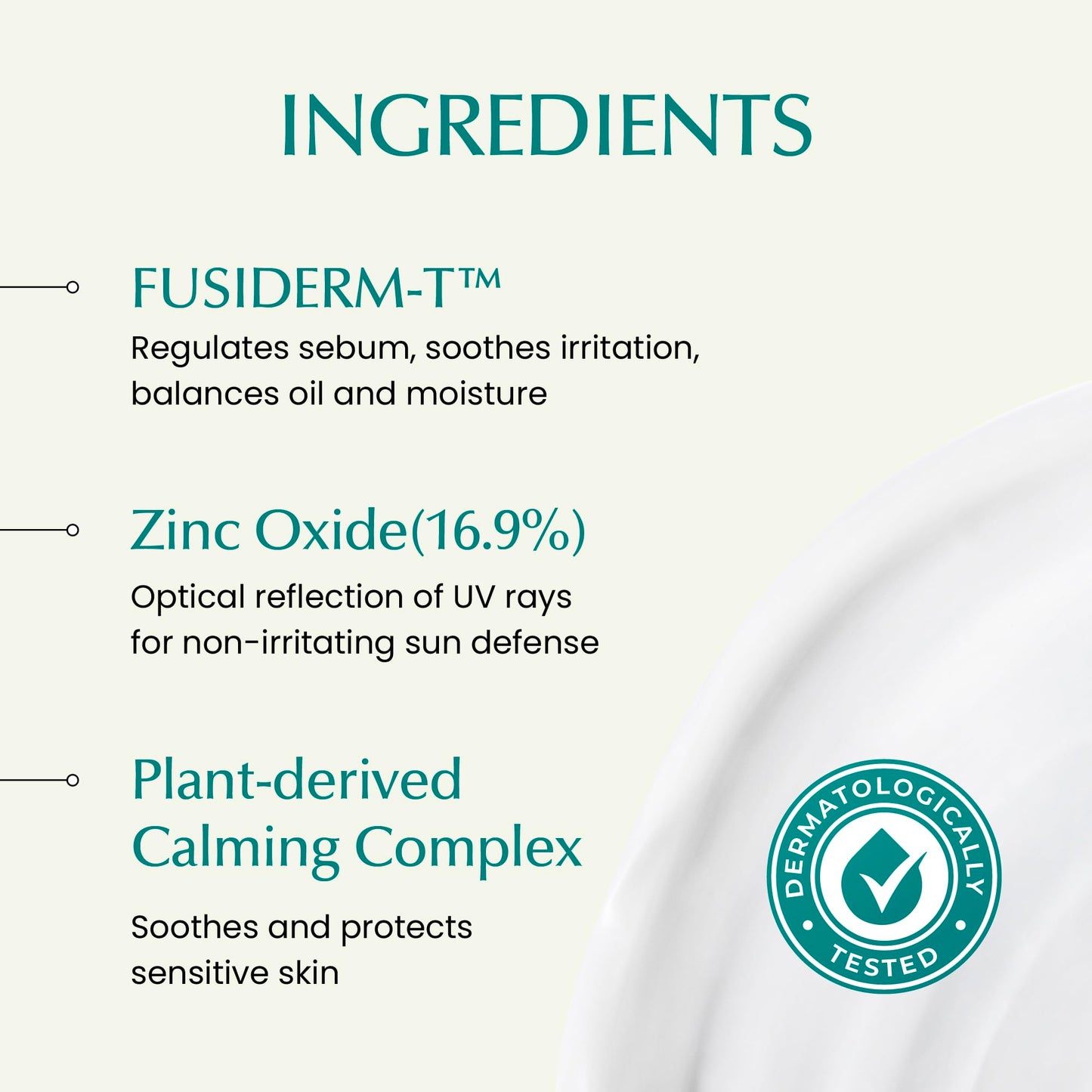 Fusidyne Derma Trouble Zinc Sunscreen SPF 50+ | No White Cast Lightweight Mineral Face Sunscreen for Sensitive & Acne-Prone Skin | Fragrance-Free Broad Spectrum Non-Comedogenic 50ml