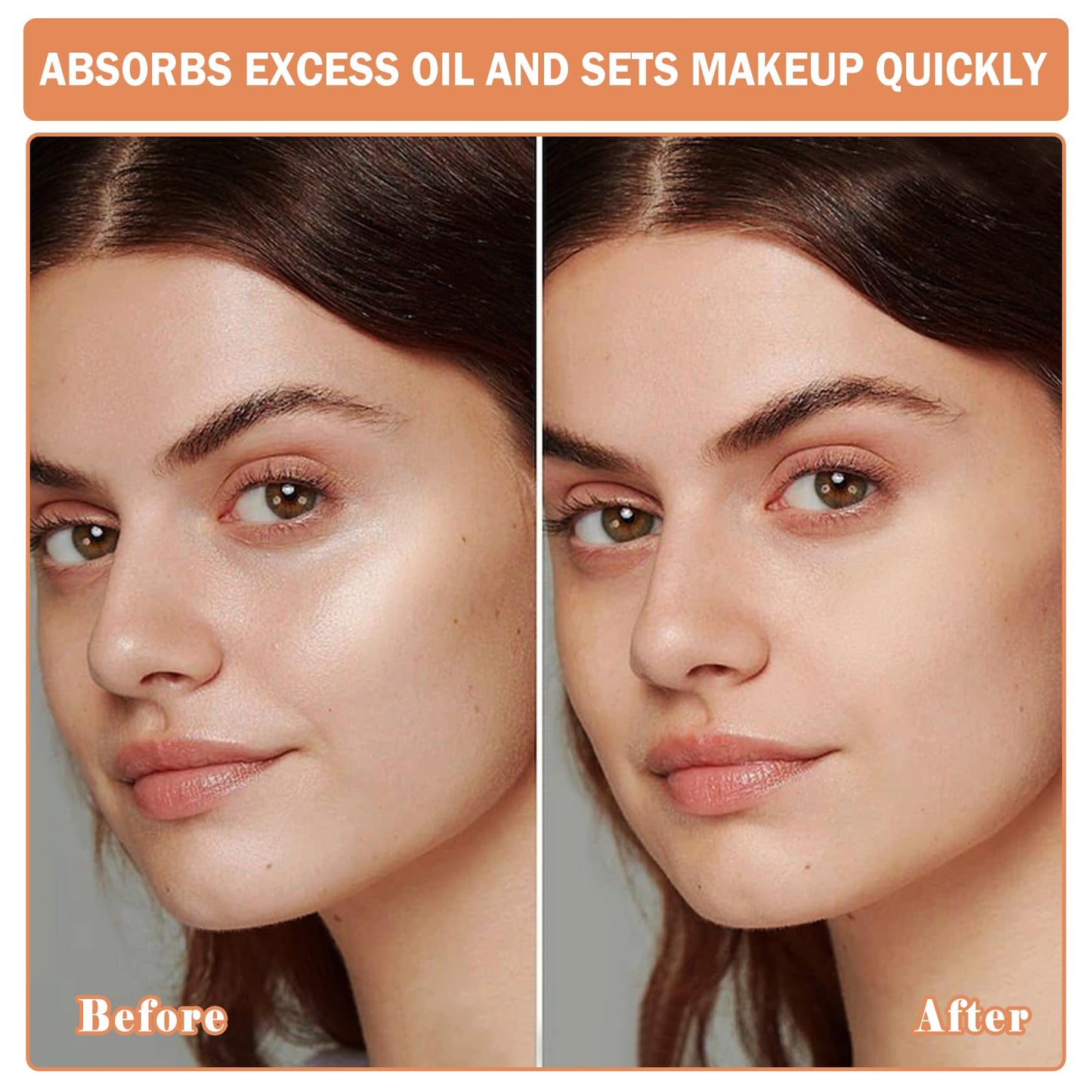 QIUFSSE Setting Powder Loose Face Powder Matte Soft Smooth Oil Control Long Lasting Loose Setting Powder Makeup For Natural Flawless #01 Translucent