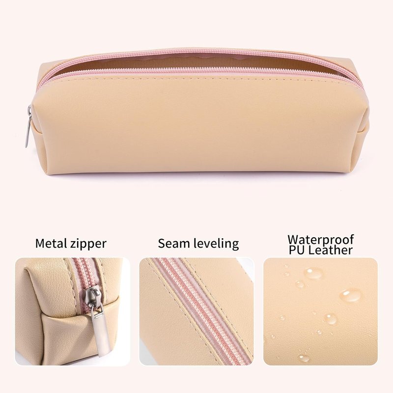 Premium Synthetic Makeup Brush Set - 13 PCS Travel Brushes with Case | Gold & Silver