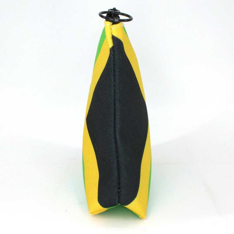 VOARYISA Canvas Makeup Bag Travel Toiletry Bag Makeup Bag for Women Girls Jamaica Flag Reggae(Jamaican-20PCS)