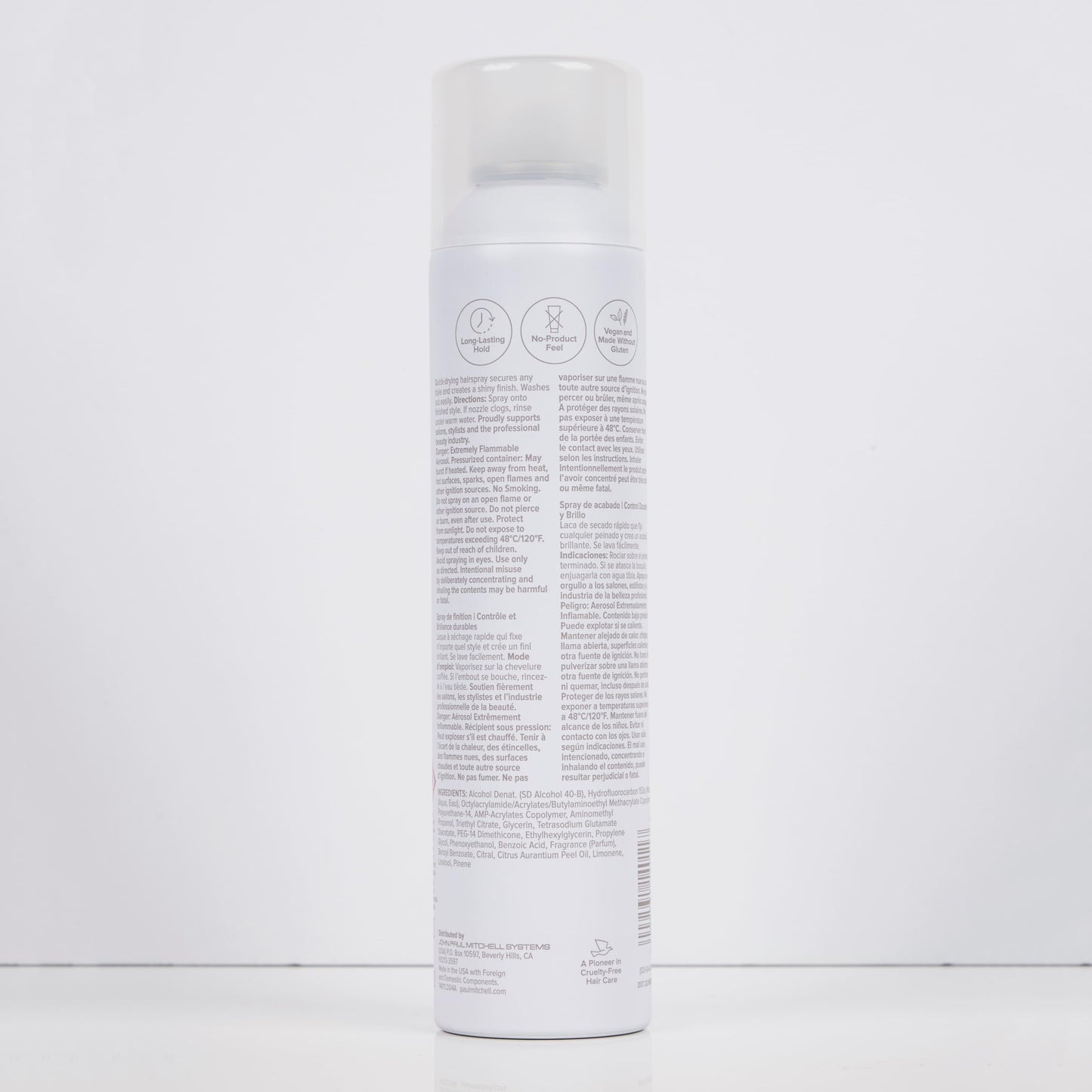 Paul Mitchell Hot Off The Press Heat Protectant, Humidity Resistance, Flexible Hold + Natural Finish, For All Hair Types, 6 oz