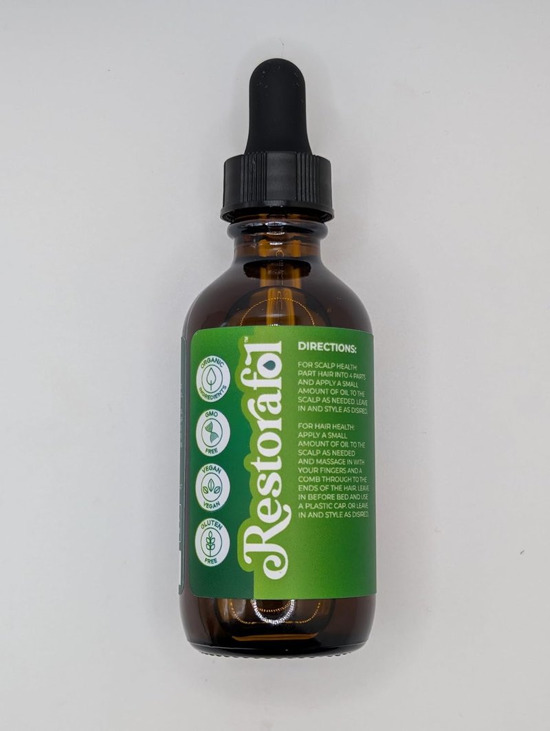 Rosemary Hair Oil for Growth - Natural Blend with Castor, Pumpkin Seed & Peppermint Oils | 1 Pack