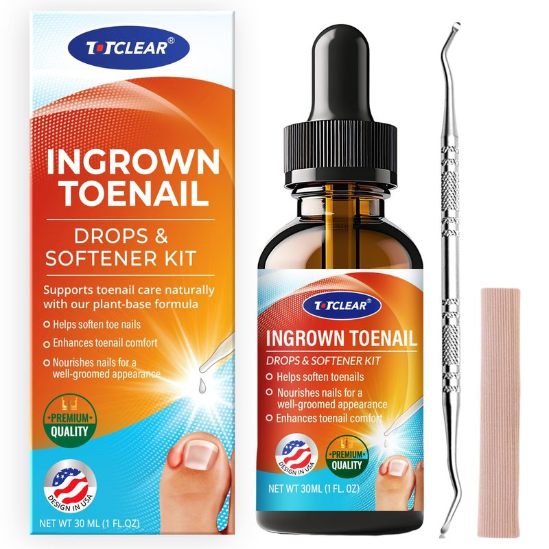 Ingrown Toenail Relief Tool - Effective Ingrown Toenail Removal Kit for Men & Women | 30ml