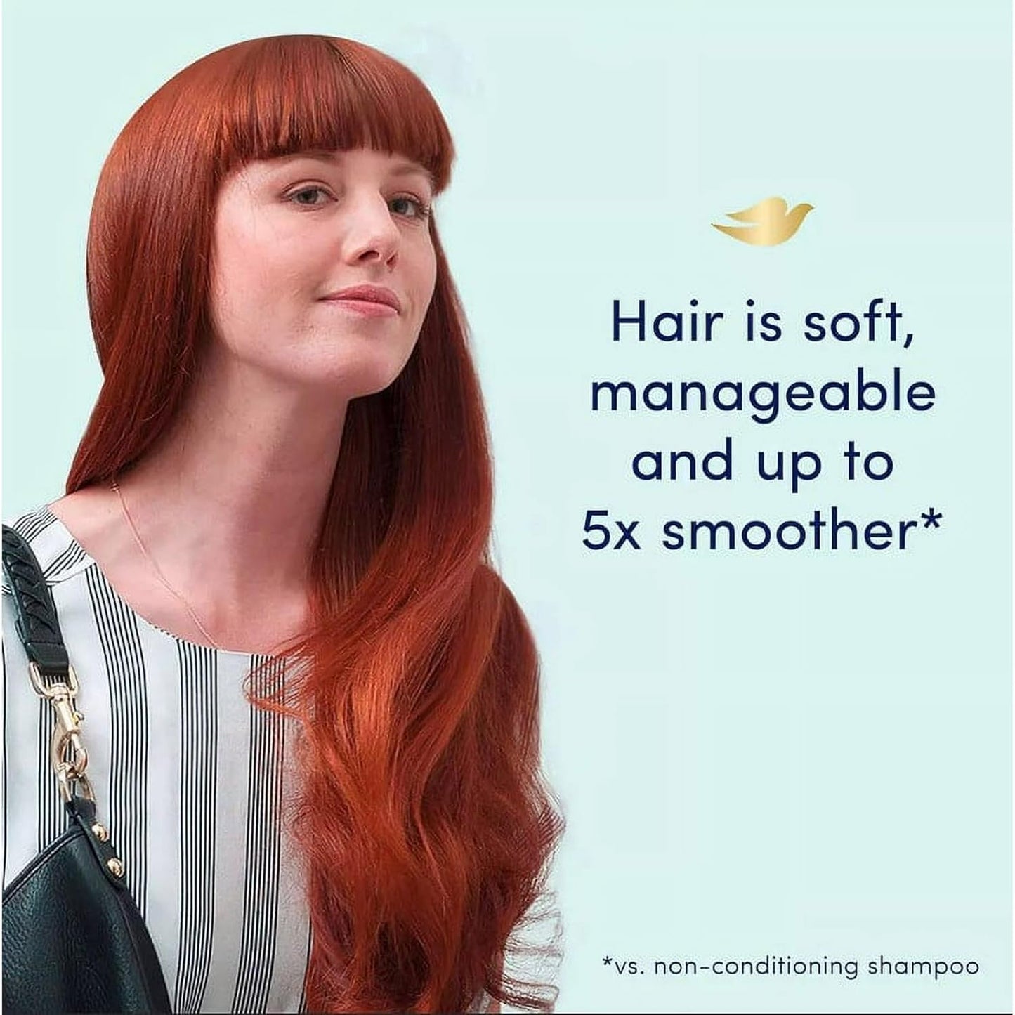 Dove Daily Moisture Shampoo & Conditioner Set - Deep Hydration & Smoothing for Dry, Damaged Hair | 18 Oz Each