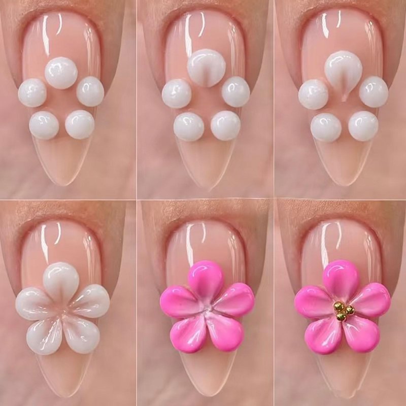 NAILGIL 3D Gel for Nail Art Hema Free, 4 Colors Solid Builder Sculpting Gel Non-Sticky Hand for Extension Building Carving Modeling with Nail Art Pen Nail Forms, Sock Off Home DIY Manicure-60g/2.1oz