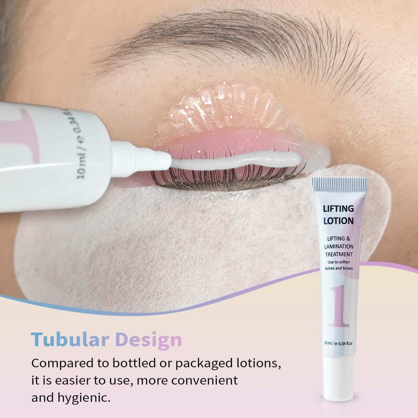 Libeauty Lash Lift Kit, Eyelash Perm Kit with Glue Balm & Tube Design, 2 in 1 Brow Lamination Kit for DIY Home & Salon, Professional Eyelash Lift, Long Lasting Curl Up to 4 Weeks, Easy for Beginners