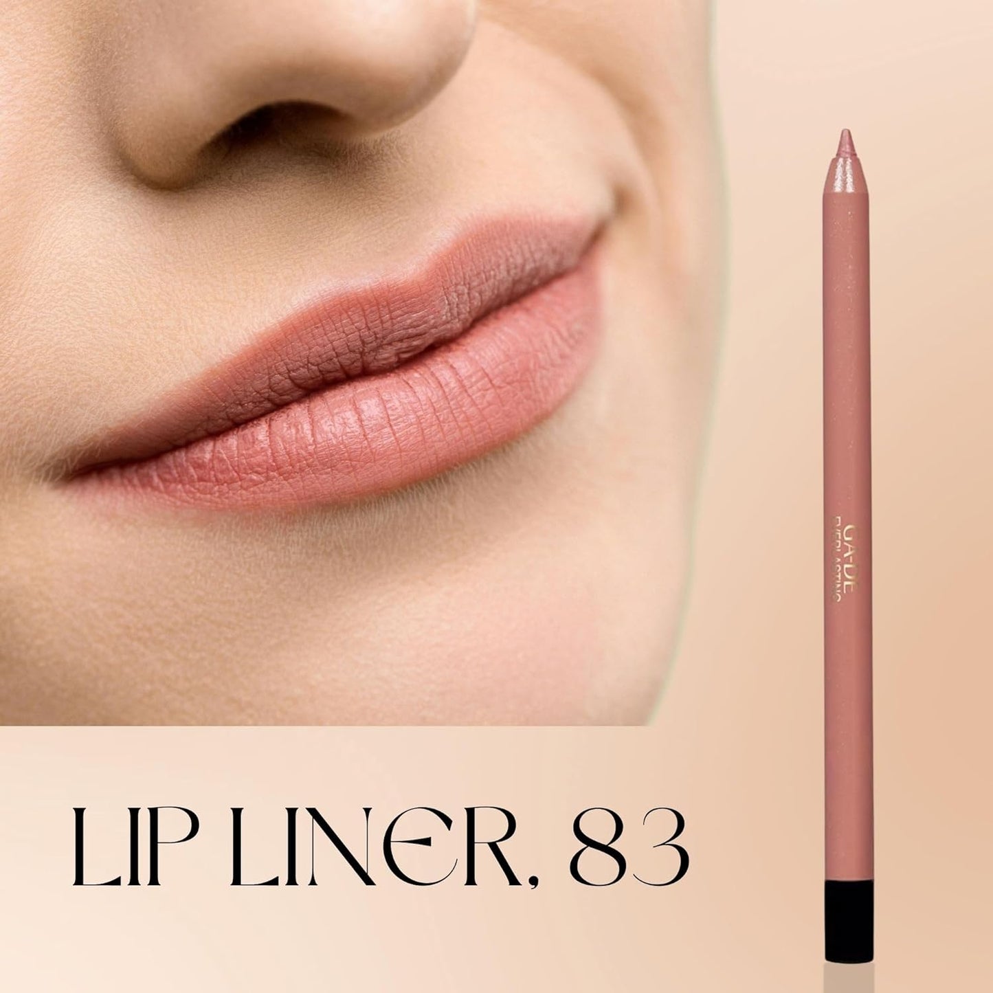Everlasting Lip Liner - Automatic Retractable Pencil | Smudge-Resistant, Enriched with Vitamin E - 0.01 oz