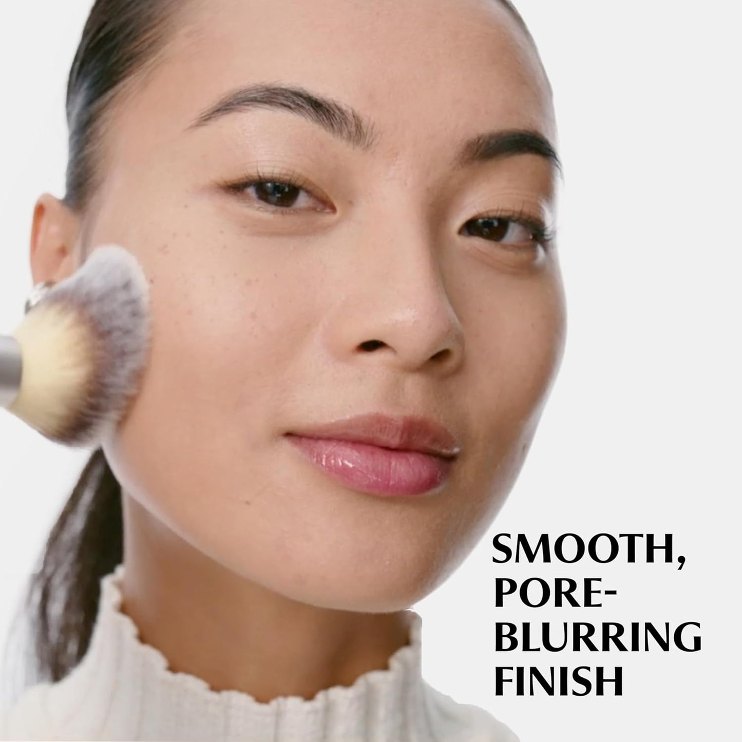 Heavenly Luxe Wand Ball Powder Brush #8 - Flawless Face Powder Application - Soft, Poreless Bristles