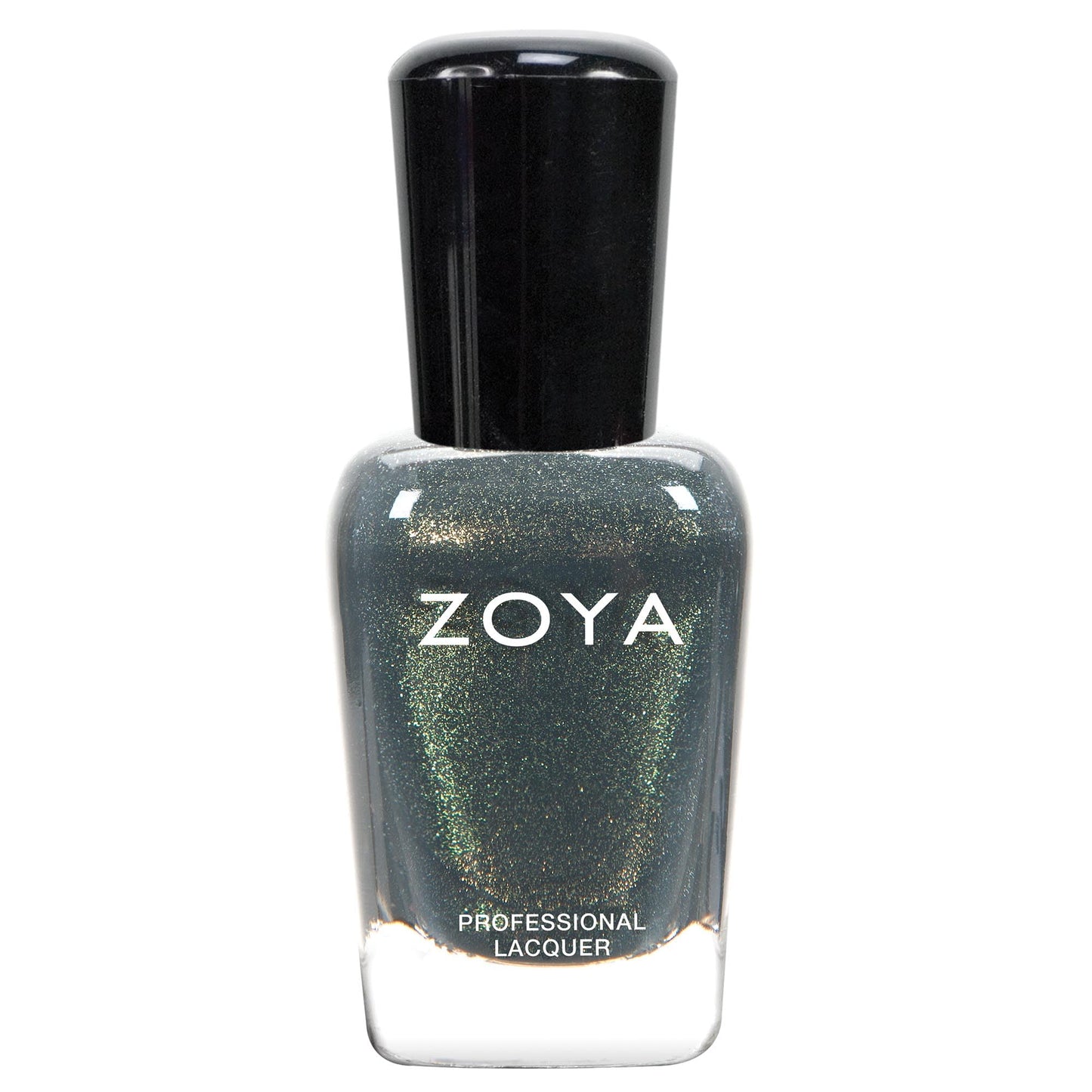 ZOYA Yuna Nail Polish, Full-Coverage Warm Gray Polish with Copper and Gold Liquid Metal, Cool-Tone Statement Color, Big10Free Vegan, 0.5 fl oz