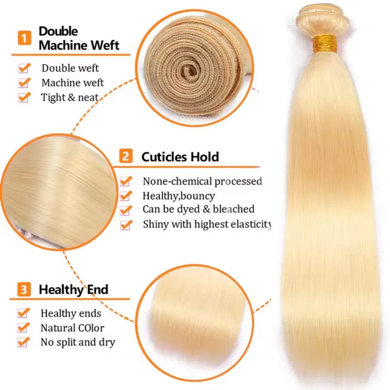 Human hair bundles 16 inch