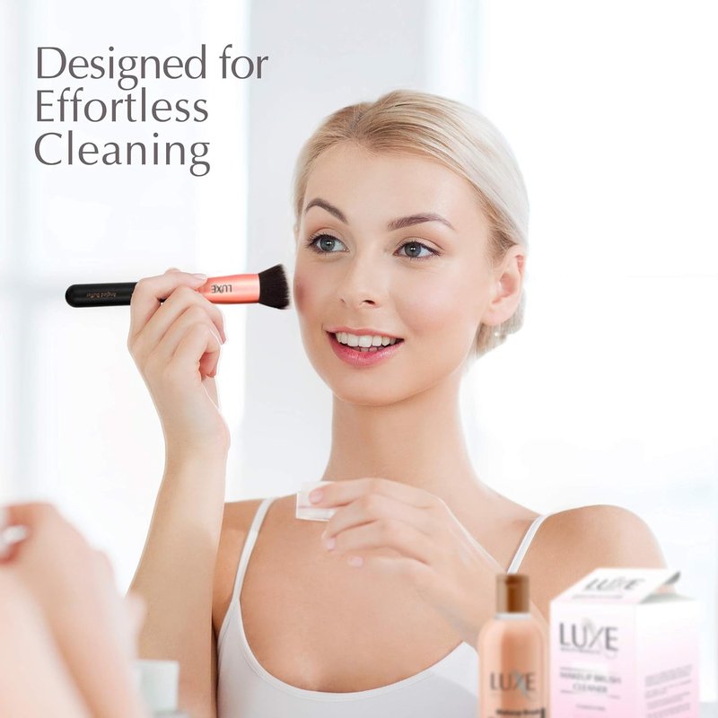 Electric Makeup Brush Cleaner - Luxe USB Charging Station with 3 Adjustable Speeds | Pink, Instant Wash & Dry