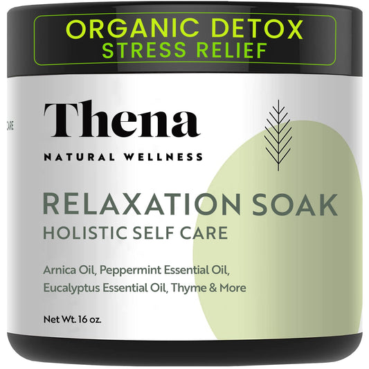 Organic Relaxation Bath Therapy Relaxing Eucalyptus Peppermint Arnica Oil, for Stress Relief Muscle Recovery Detox, Best Self Care Relaxing Gifts for Women & Men