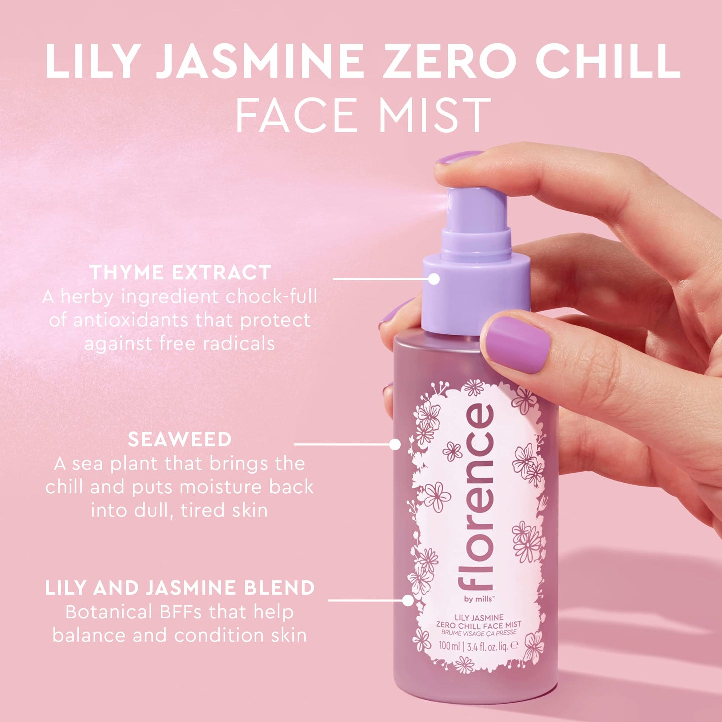 Florence by Mills Zero Chill Face Mist