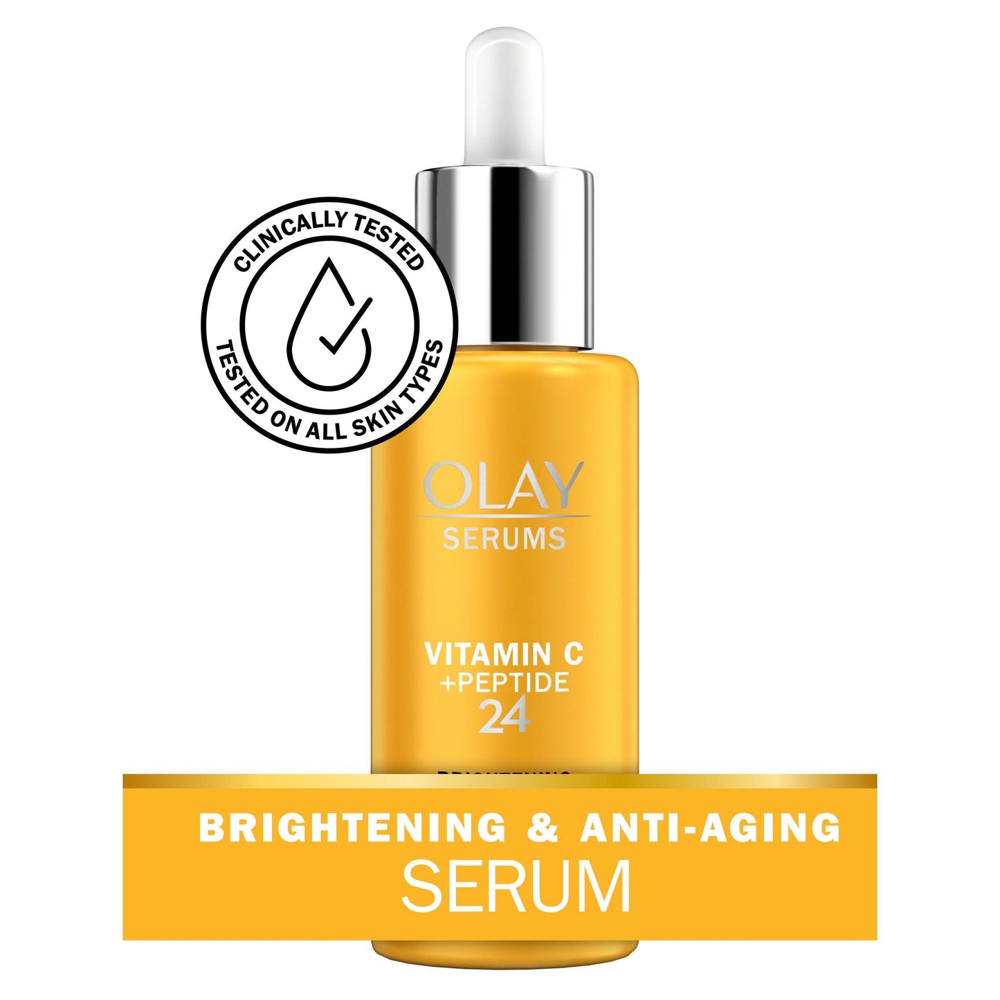 Olay Vitamin C + Peptide 24 Serum, 40 mL (1.3 FL OZ)