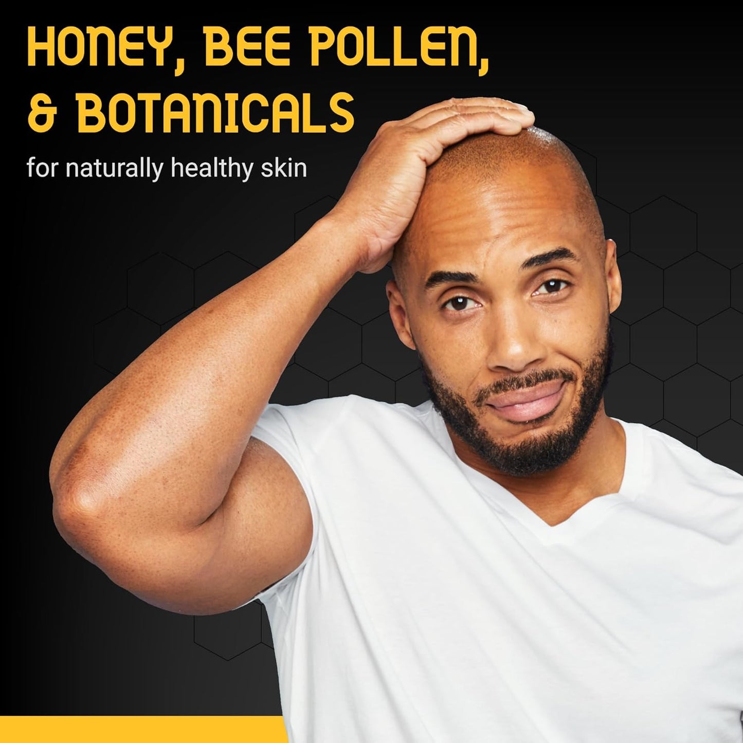 Bee Bald 4-Pack | Premium Shave Cream, Post-Shave Balm & SPF Moisturizer Set - Perfect for Smooth Skin
