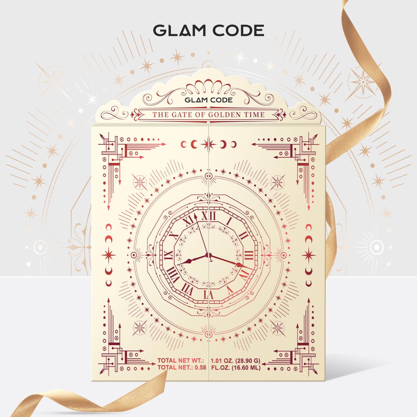 Glam Code Makeup Advent Calendar 2025, 24 Days Beauty Gift Set for Teen Girls Women - Christmas Countdown Calendar Beauty & Cosmetics Holiday Surprise Make Up Gift Kits