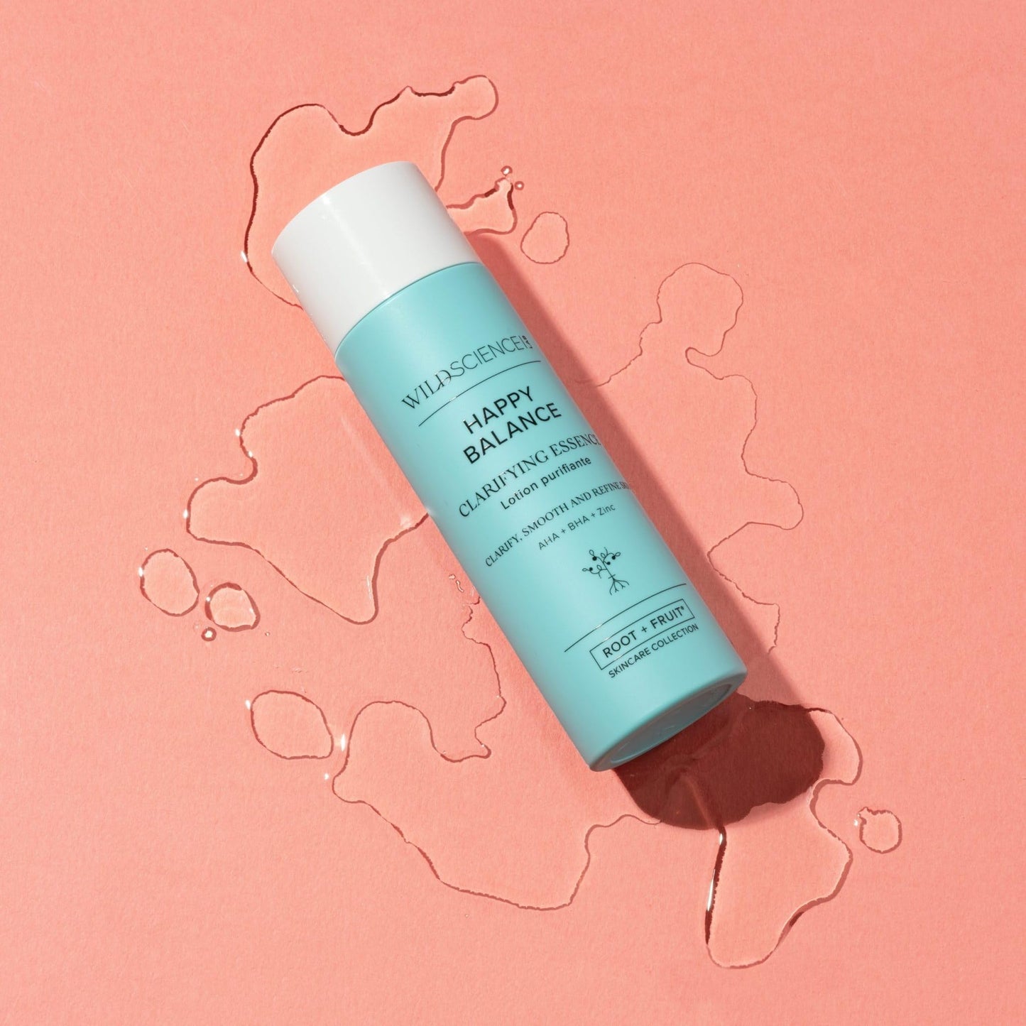 Wild Scicen Lab HAPPY BALANCE AHA + BHA + Zinc Clarifying Essence for Acne-Prone Skin