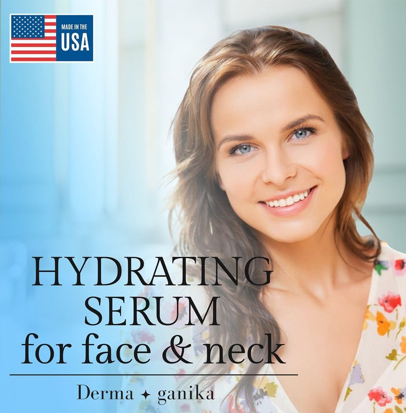 Hyaluronic Acid Serum for Face & Neck - Ultra-Hydrating Anti-Aging Formula with Aloe Vera | Softens & Brightens Dry Skin (Pack of 2)