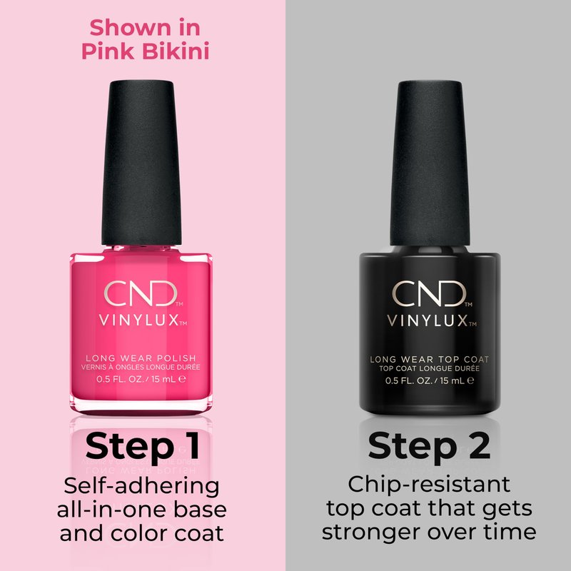 CND Vinylux Longwear Pink Nail Polish, Gel-like Shine & Chip Resistant Color, 0.5 Fl Oz